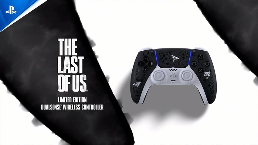 دسته بازی دوال سنس DualSense برای PS5 طرح The Last of Us Limited Edition