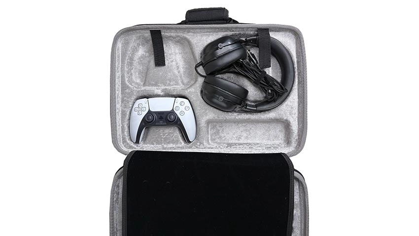 کیف حمل پلی استیشن 5 اسلیم Nahl Case PS5 Slim - طوسی مدل 2
