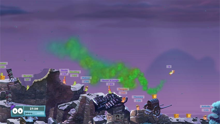 بازی کارکرده Worms W.M.D برای PS4