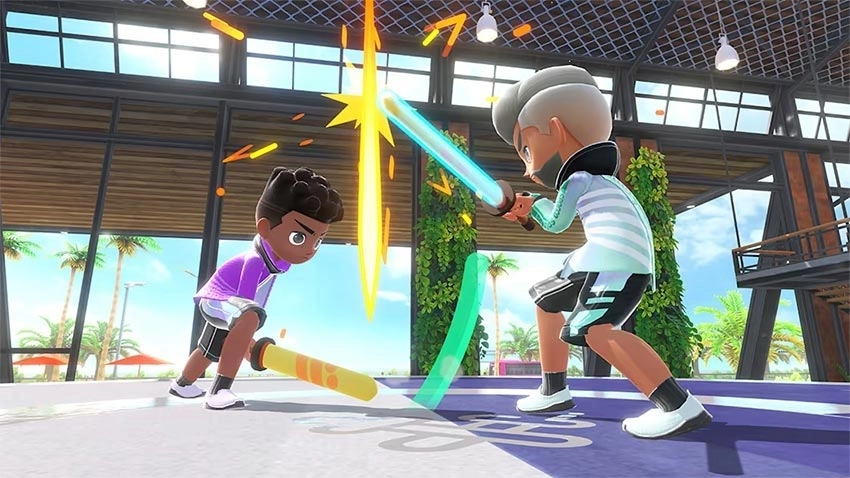 بازی کارکرده Nintendo Switch Sports برای Nintendo Switch - همراه با بند ساق پا