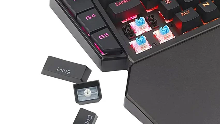کی پد بی سیم گیمینگ ردراگون Redragon Diti K585 Wireless - سوئیچ آبی