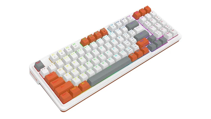 کیبورد گیمینگ ردراگون Redragon Gloria K664 WOG RGB - سوئیچ قرمز