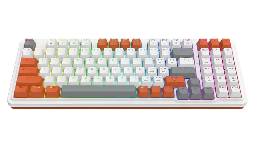 کیبورد گیمینگ ردراگون Redragon Gloria K664 WOG RGB - سوئیچ قرمز