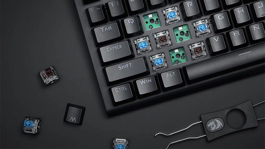 کیبورد گیمینگ ردراگون Redragon K580 VATA RGB - سوئیچ آبی