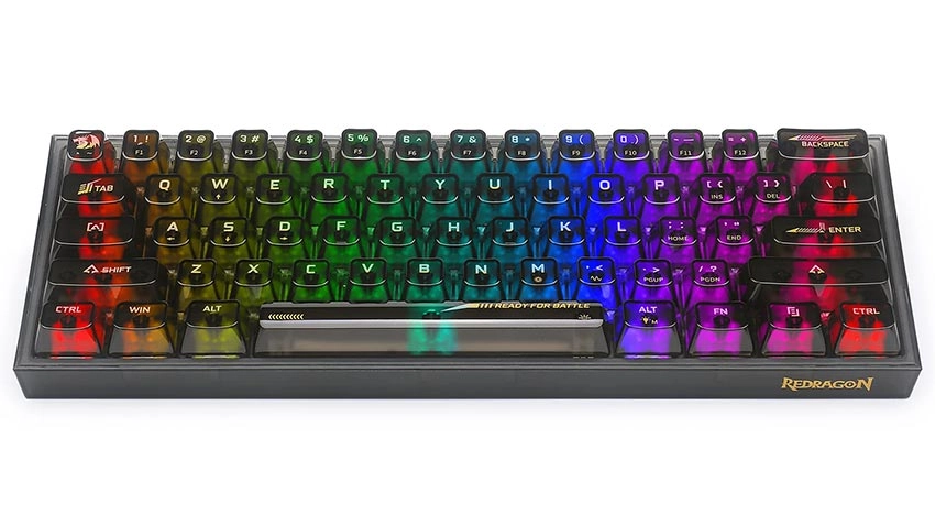 کیبورد گیمینگ ردراگون Redragon K617 CTB RGB - مشکی
