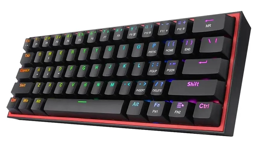 کیبورد گیمینگ ردراگون Redragon K617 Fizz - سوییچ قرمز - مشکی