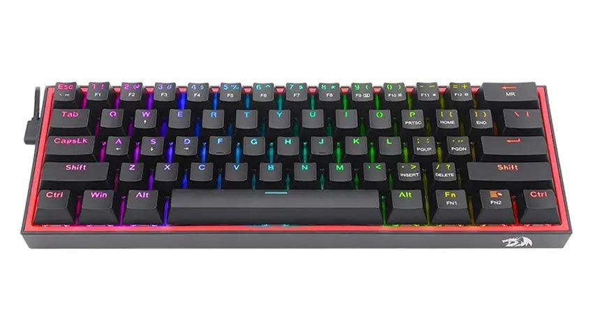 کیبورد گیمینگ ردراگون Redragon K617 Fizz - سوییچ قرمز - مشکی
