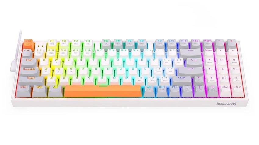 کیبورد گیمینگ ردراگون Redragon Kitava K636 WGO RGB - سوئیچ قرمز