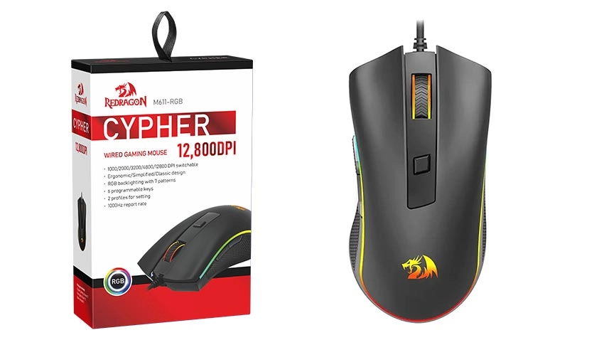 ماوس گیمینگ ردراگون Redragon M611 Cypher RGB