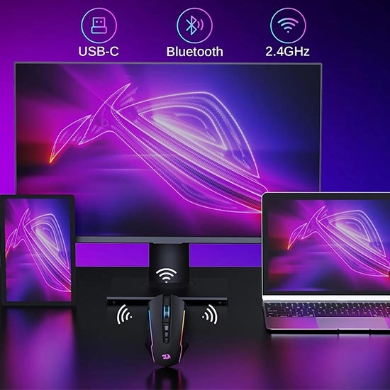 ماوس بی سیم گیمینگ ردراگون Redragon M914 RGB Wireless