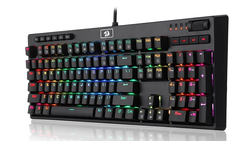 کیبورد گیمینگ ردراگون Redragon MANYU K579 RGB - سوئیچ آبی