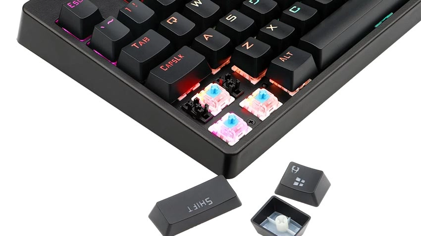 کیبورد گیمینگ ردراگون Redragon MANYU K579 RGB - سوئیچ آبی