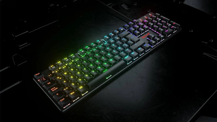 کیبورد گیمینگ ردراگون Redragon Shrapnel K589 RGB - سوئیچ قرمز