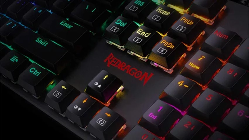 کیبورد گیمینگ ردراگون Redragon Shrapnel K589 RGB - سوئیچ قرمز