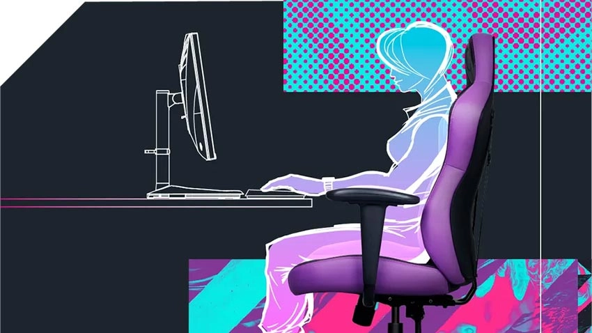 صندلی گیمینگ کولر مستر Cooler Master GCE1 - مشکی بنفش