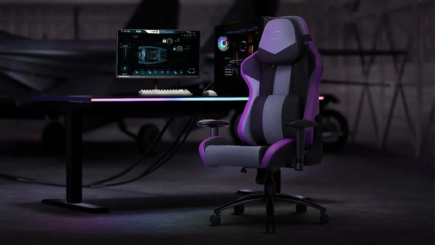 صندلی گیمینگ کولر مستر Cooler Master GCR3 - مشکی بنفش