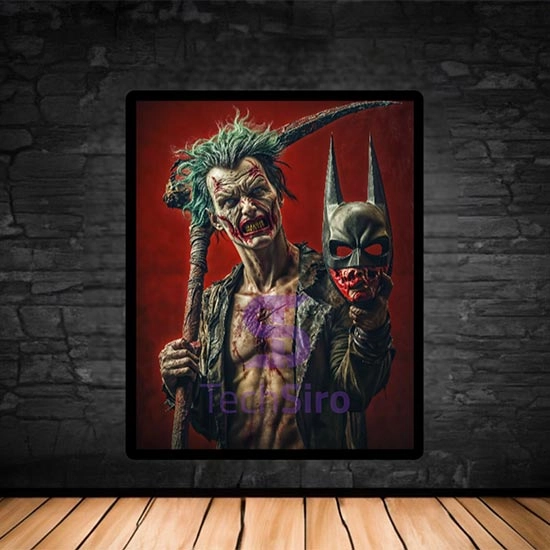تابلو جوکر Joker Batman killer سایز 40*50 سانتی مدل 5