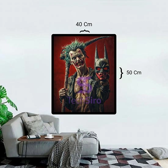 تابلو جوکر Joker Batman killer سایز 40*50 سانتی مدل 5