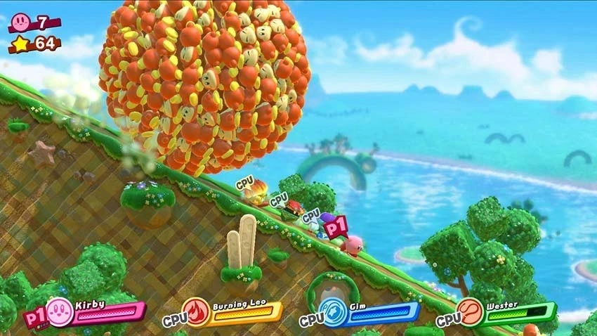 بازی کارکرده Kirby Star Allies برای Nintendo Switch