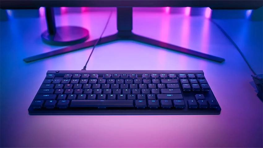 کیبورد گیمینگ لاجیتک Logitech G515 TKL - سوییچ قهوه ای