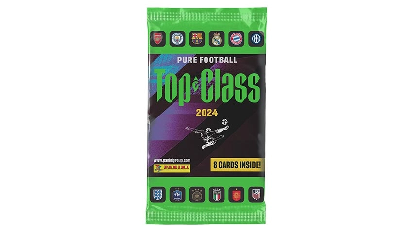 کارت فوتبالی Panini Top Class 2024 - پک 8 تایی
