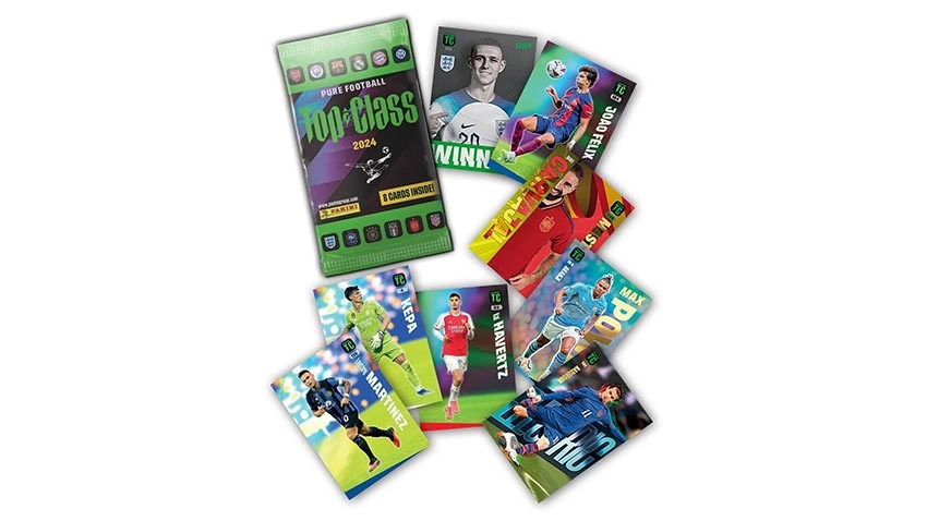 کارت فوتبالی Panini Top Class 2024 - پک 8 تایی