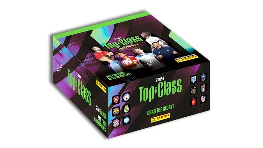 کارت فوتبالی Panini Top Class 2024 - باکس کامل شامل 24 پک 8 تایی