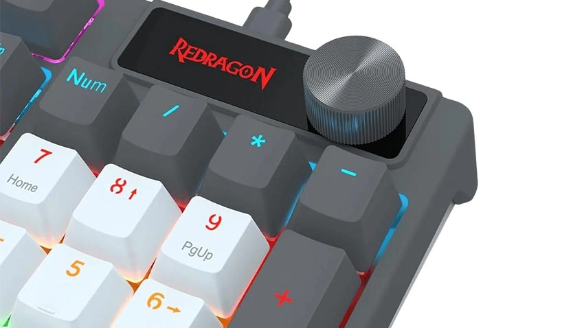 کیبورد گیمینگ ردراگون Redragon Caesura k718 GB - سوییچ قرمز
