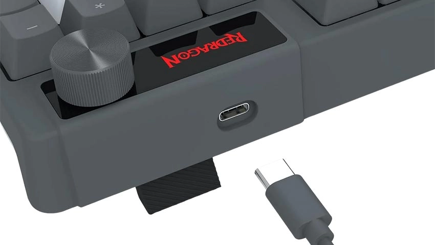 کیبورد گیمینگ ردراگون Redragon Caesura k718 GB - سوییچ قرمز