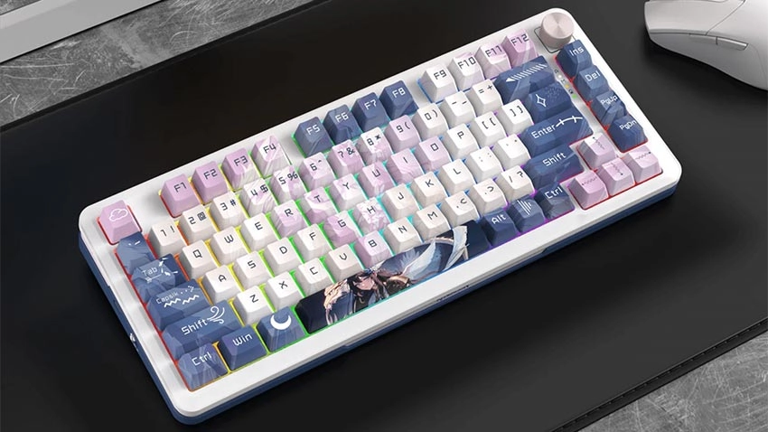 کیبورد بی سیم گیمینگ ردراگون Redragon Cyrus PRO K681 ACG RGB Wireless