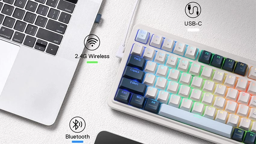 کیبورد بی سیم گیمینگ ردراگون Redragon EISA K686 WB PRO Wireless - سوییچ قرمز