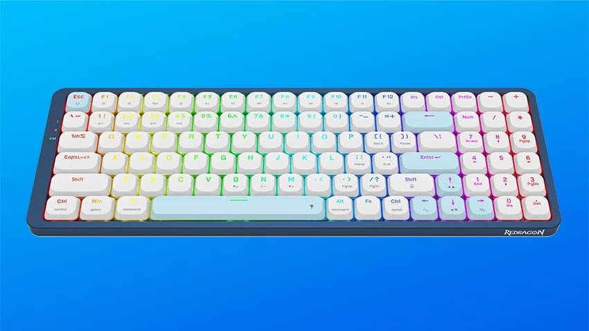 کیبورد بی سیم گیمینگ ردراگون Redragon EVA PRO K684 WB RGB Wireless