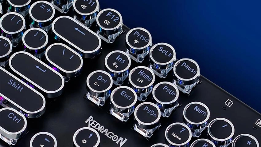 کیبورد بی سیم گیمینگ ردراگون Redragon Flare K710 Pro Wireless - سوییچ آبی