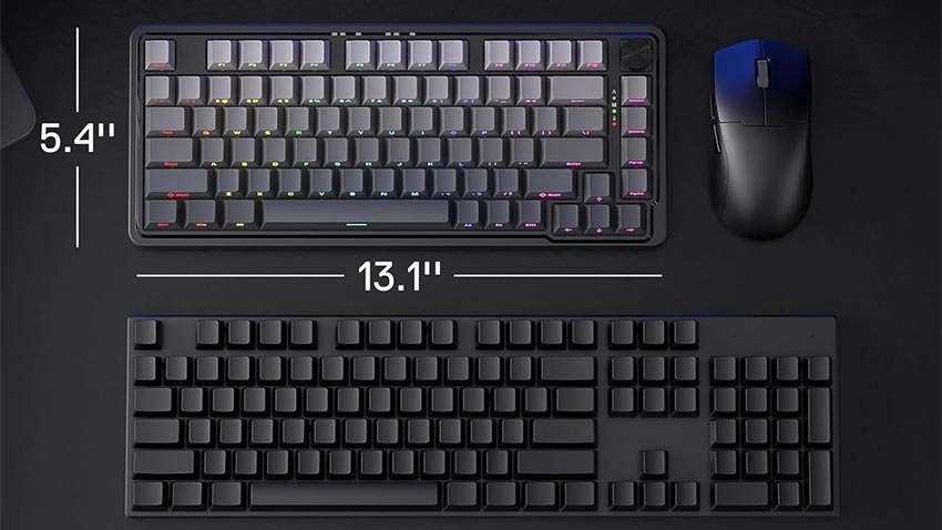 کیبورد بی سیم گیمینگ ردراگون Redragon Geb K673SP PRO RGB Wireless - سوئیچ قرمز