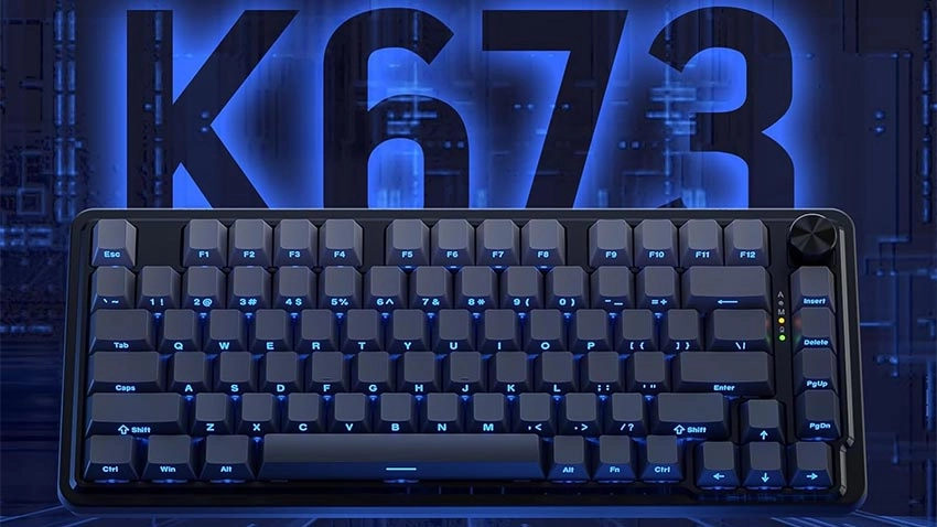 کیبورد بی سیم گیمینگ ردراگون Redragon Geb K673SP PRO RGB Wireless - سوئیچ قرمز