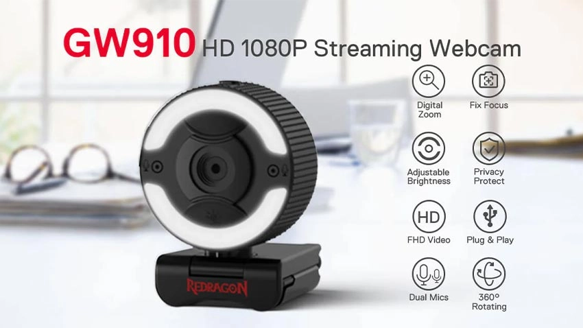 وب کم ردراگون Redragon GW910
