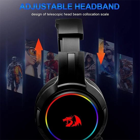 هدست گیمینگ ردراگون Redragon H270 Mento RGB - مشکی