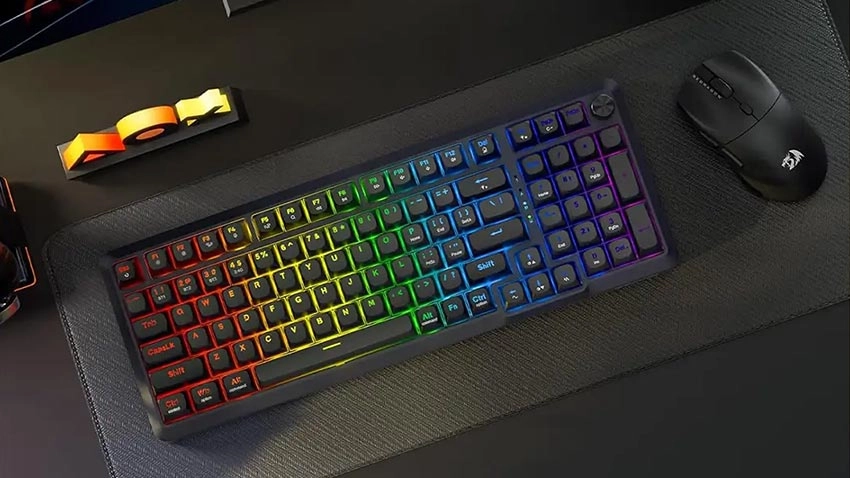 کیبورد بی سیم گیمینگ ردراگون Redragon K688 GB PRO Wireless - سوییچ قرمز