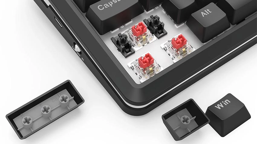 کیبورد بی سیم گیمینگ ردراگون Redragon STORMRAZOR K713 PRO Wireless