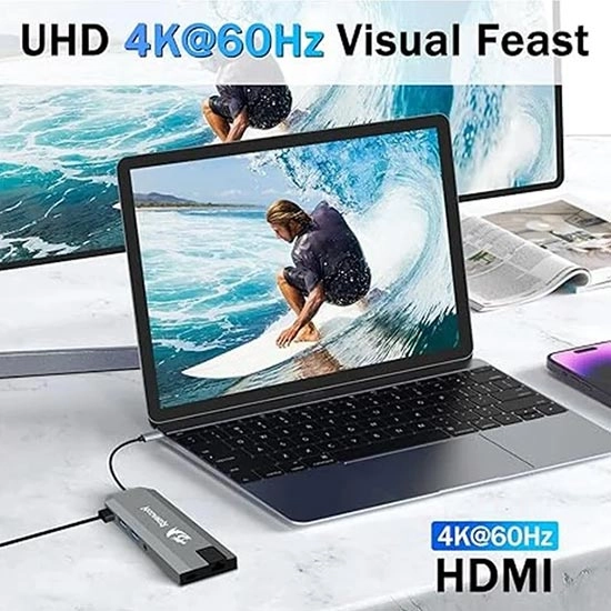 هاب نه کاره Type-C ردراگون Redragon UCA-9 9 Port Hub