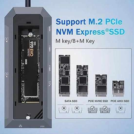 هاب نه کاره Type-C ردراگون Redragon UCA-9 9 Port Hub