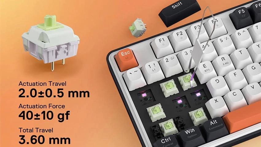 کیبورد بی سیم گیمینگ ردراگون Redragon Wyvern k689 pro Wireless