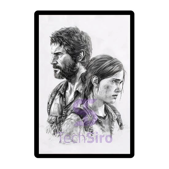تابلو جوئل و الی The Last of Us Joel and Ellie سایز 40*70 سانتی مدل 3