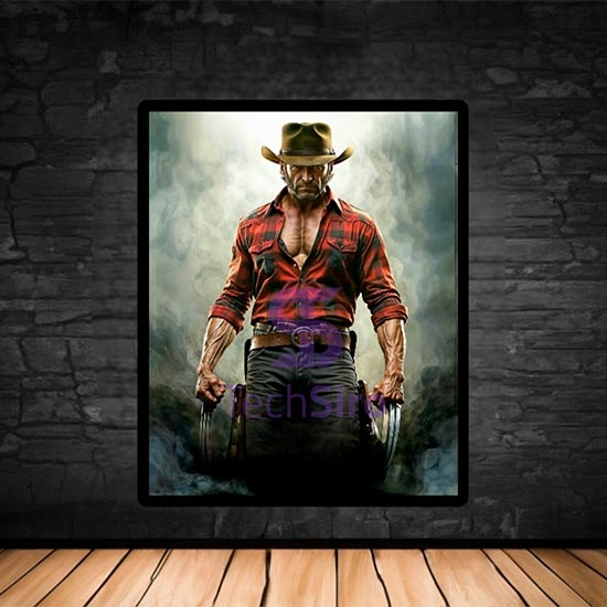 تابلو ولورین Wolverine سایز 40*50 سانتی