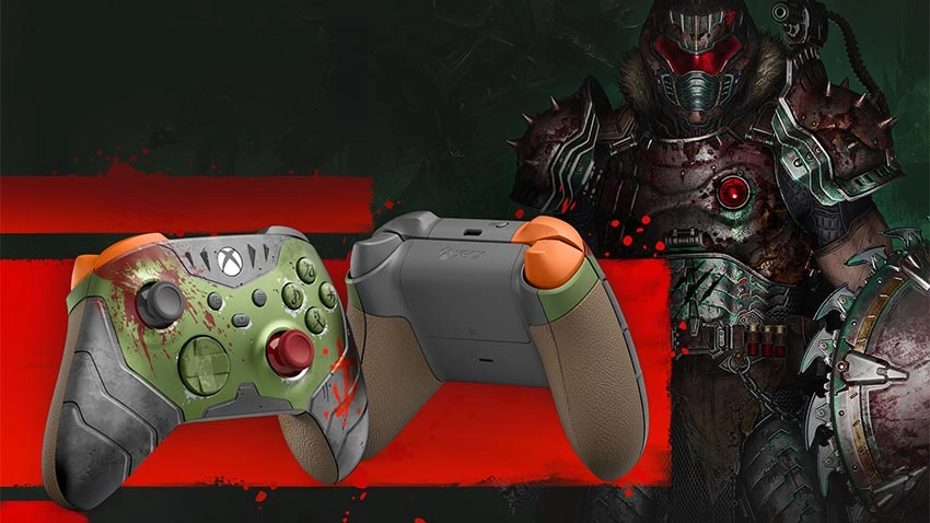 دسته بازی ایکس‌ باکس XBOX طرح DOOM: The Dark Ages Limited Edition