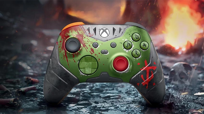 دسته بازی ایکس‌ باکس XBOX طرح DOOM: The Dark Ages Limited Edition