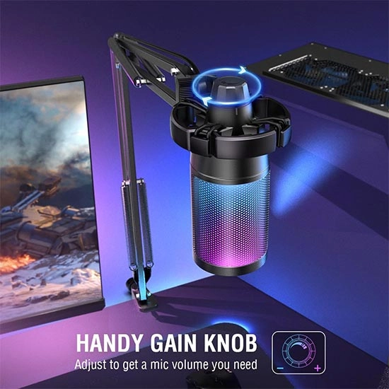 باندل میکروفون استریم Fifine AmpliGame A6T