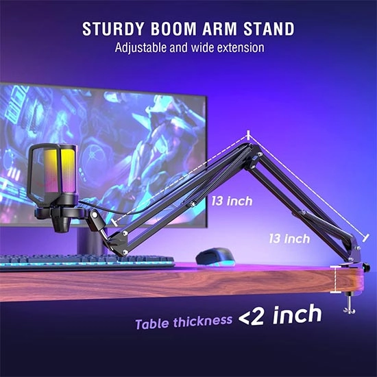 باندل میکروفون استریم Fifine AmpliGame A6T