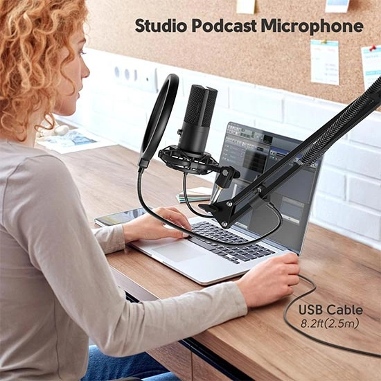 باندل میکروفون استریم Fifine T669 USB