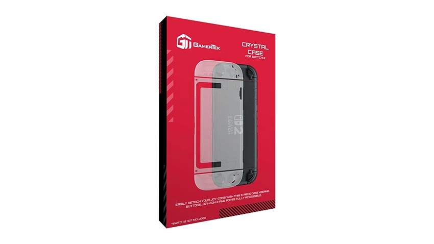 قاب محافظ شفاف GamerTek Crystal Case برای Nintendo Switch 2